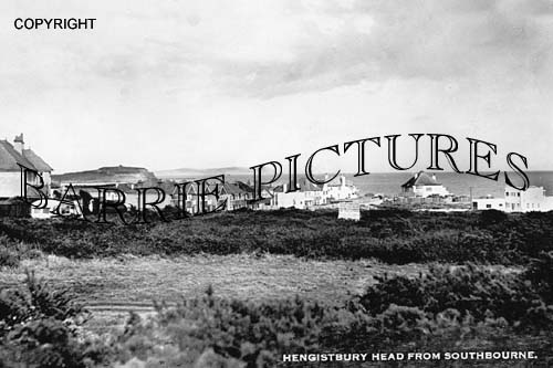 Hengistbury Head, from Southbourne c1960
