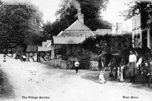 West Meon, The Village Smithy c1910