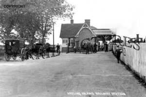 Hayling Island, Railway Station c1900