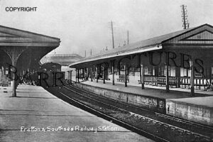 Southsea, Fratton and Southsea Railway Station c1910
