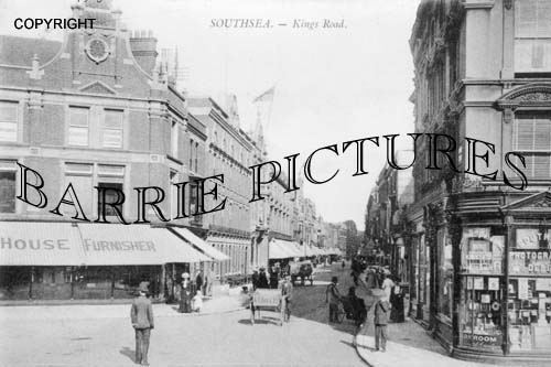 Southsea, Kings Road c1900