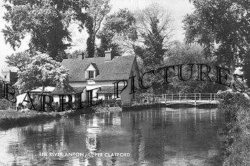 Upper Clatford, River Anton c1950