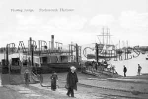 Portsmouth, Harbour Floating Bridge c1910
