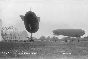 Aldershot, Army Airships Delta and Gemma II c1915