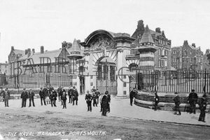 Portsmouth, The Naval Barracks c1900