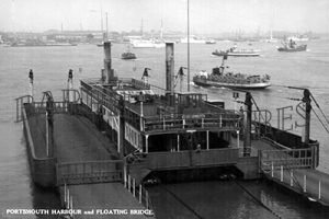 Portsmouth, Harbour and Floating Bridge c1920