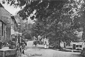 Wherwell, Village Store c1900